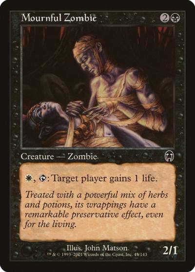 Mournful Zombie APC-43 Apocalypse Magic card