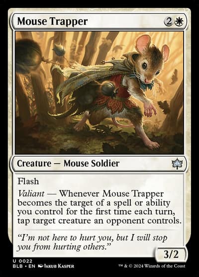 Mouse Trapper 22 Bloomburrow Magic card