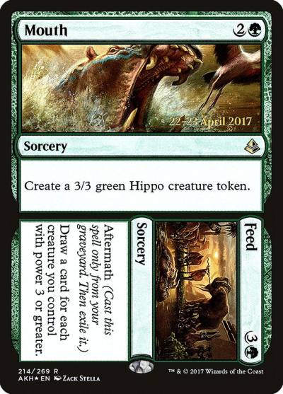 Mouth // Feed PAKH-214S Amonkhet Promos Magic card