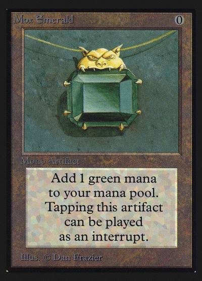 Mox Emerald CEI-262 Intl. Collectors' Edition Magic card