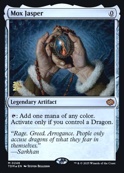 Mox Jasper PTDM-246S Tarkir: Dragonstorm Promos Magic card
