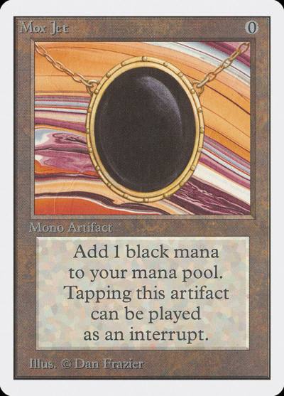 Mox Jet 2ED-263 Unlimited Edition Magic card
