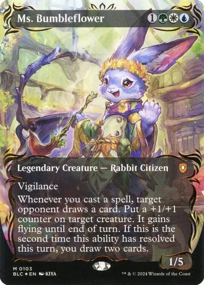 Ms. Bumbleflower BLC-103 Bloomburrow Commander Magic card