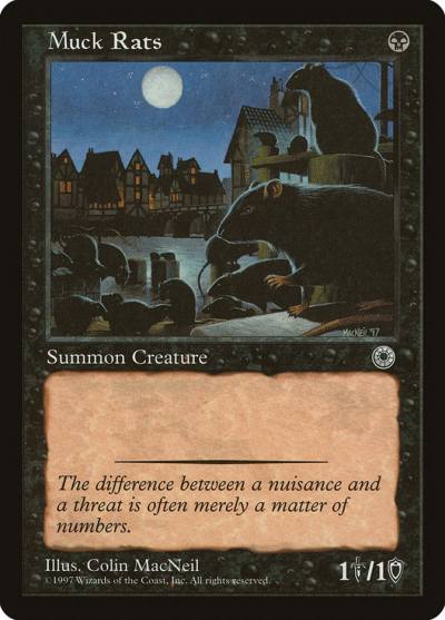 Muck Rats POR-102 Portal Magic card
