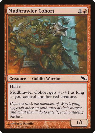 Mudbrawler Cohort SHM-100 Shadowmoor Magic card