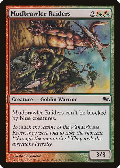 Mudbrawler Raiders 213 Shadowmoor Magic card