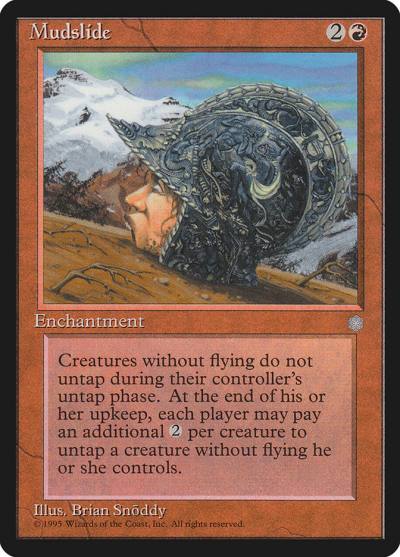 Mudslide ICE-204 Ice Age Magic card