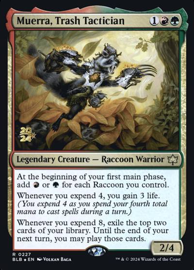 Muerra, Trash Tactician PBLB-227S Bloomburrow Promos Magic card