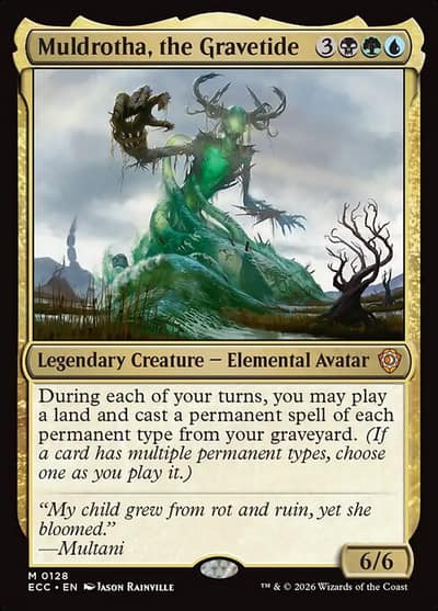 Muldrotha, the Gravetide 128 Lorwyn Eclipsed Commander Magic card