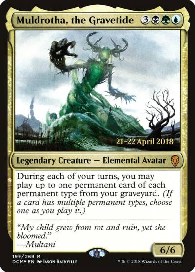 Muldrotha, the Gravetide PDOM-199S Dominaria Promos Magic card