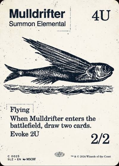 Mulldrifter SLZ-25 The Zeta Set Magic card