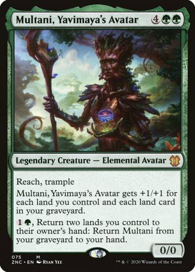 Multani, Yavimaya's Avatar ZNC-75 Zendikar Rising Commander Magic card