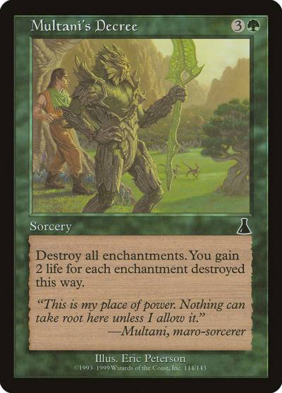 Multani's Decree UDS-114 Urza's Destiny Magic card