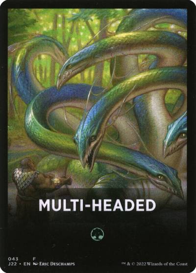 Multi-Headed FJ22-43 Jumpstart 2022 Front Cards Magic card