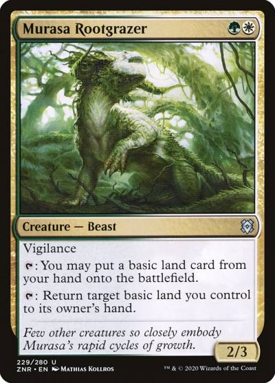 Murasa Rootgrazer 229 Zendikar Rising Magic card