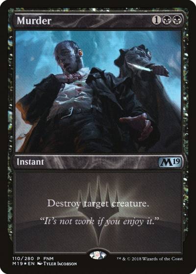Murder PM19-110 Core Set 2019 Promos Magic card