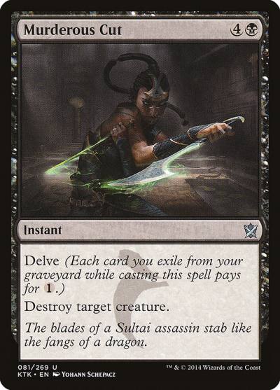 Murderous Cut KTK-81 Khans of Tarkir Magic card