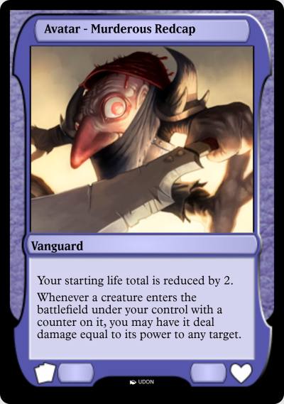 Murderous Redcap Avatar PMOA-80 Magic Online Avatars Magic card