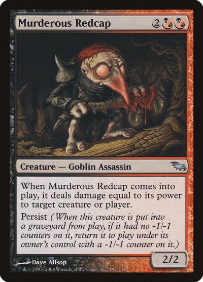 Murderous Redcap SHM-192 Shadowmoor Magic card