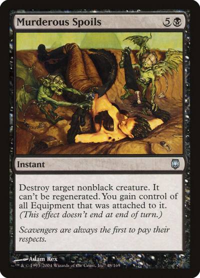 Murderous Spoils DST-48 Darksteel Magic card