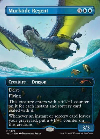 Murktide Regent SLD-1878 Secret Lair Drop Magic card