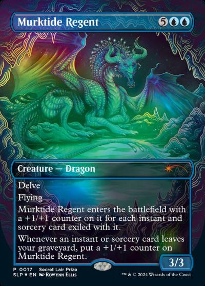 Murktide Regent SLP-17 Secret Lair Showdown Magic card