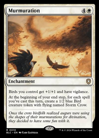 Murmuration BLC-10 Bloomburrow Commander Magic card