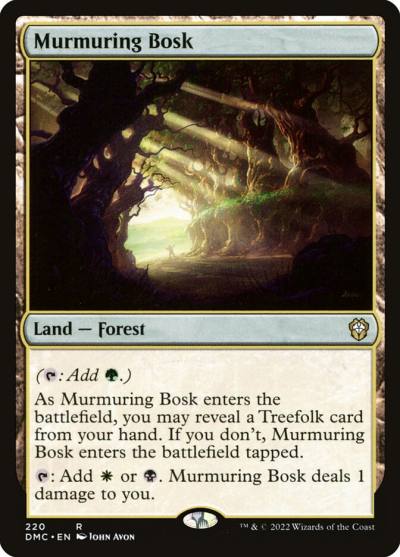 Murmuring Bosk DMC-220 Dominaria United Commander Magic card