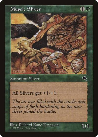 Muscle Sliver TMP-238 Tempest Magic card