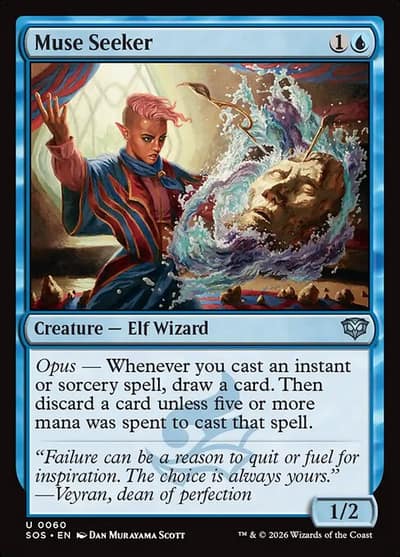 Muse Seeker 60 Secrets of Strixhaven Magic card