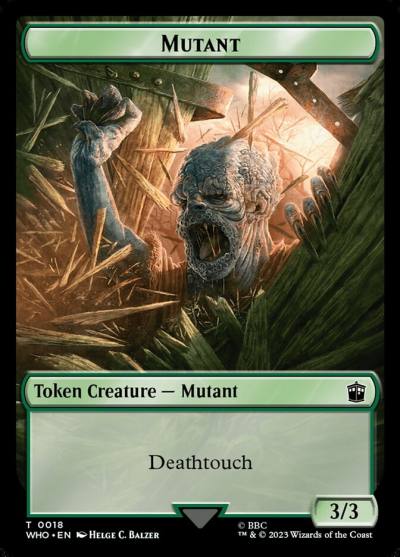Mutant TWHO-18 Doctor Who Tokens Magic card