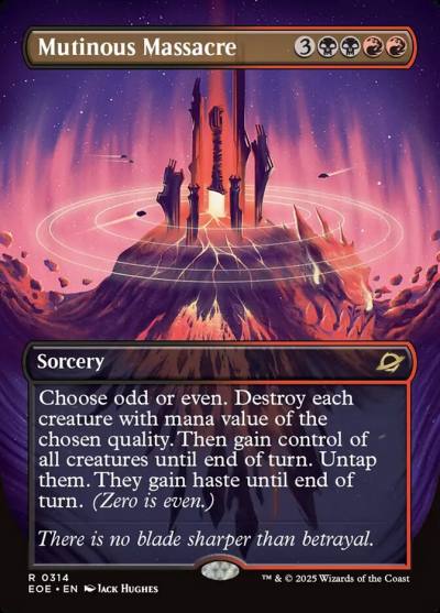Mutinous Massacre EOE-314 Edge of Eternities Magic card