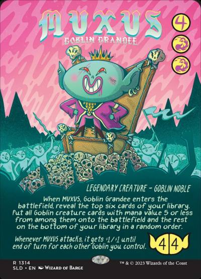 Muxus, Goblin Grandee SLD-1314 Secret Lair Drop Magic card