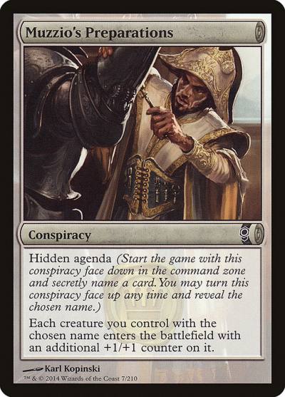 Muzzio's Preparations CNS-7 Conspiracy Magic card