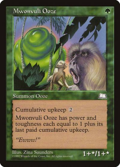 Mwonvuli Ooze WTH-135 Weatherlight Magic card