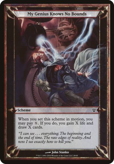 My Genius Knows No Bounds OARC-28STAR Archenemy Schemes Magic card