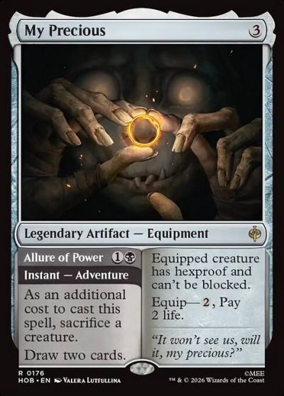 My Precious // Allure of Power HOB-176 The Hobbit Magic card