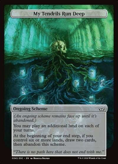 My Tendrils Run Deep DSC-345 Duskmourn: House of Horror Commander Magic card