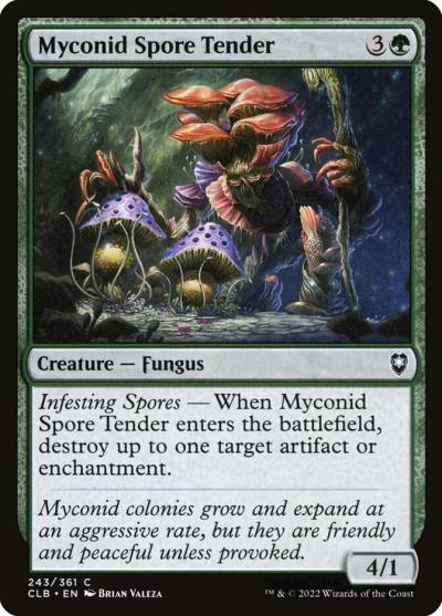 Myconid Spore Tender CLB-243 Commander Legends: Battle for Baldur's Gate Magic card