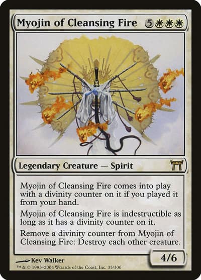 Myojin of Cleansing Fire 35 Champions of Kamigawa Magic card