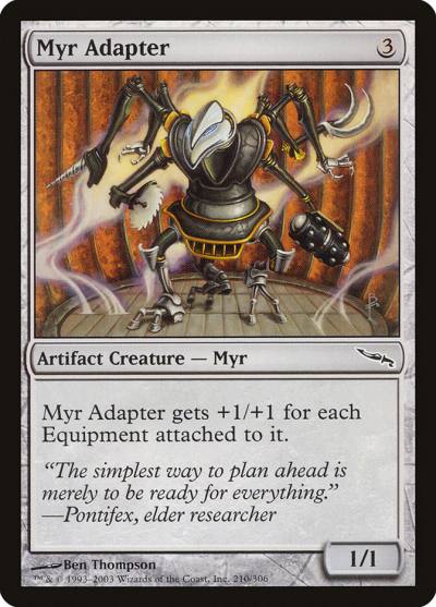 Myr Adapter 210 Mirrodin Magic card