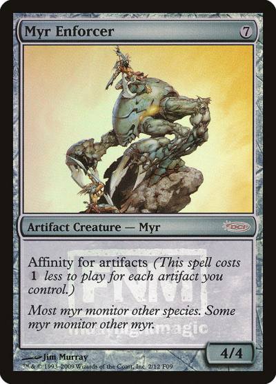 Myr Enforcer F09-2 Friday Night Magic 2009 Magic card