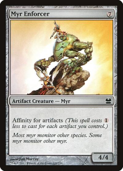 Myr Enforcer MMA-209 Modern Masters Magic card