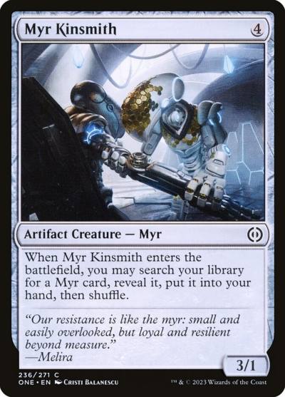 Myr Kinsmith ONE-236 Phyrexia: All Will Be One Magic card