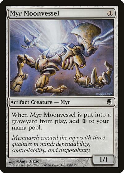 Myr Moonvessel 133 Darksteel Magic card