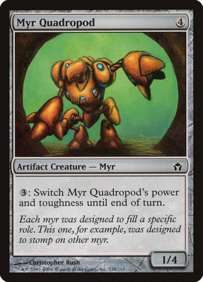 Myr Quadropod 5DN-138 Fifth Dawn Magic card