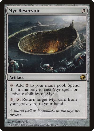 Myr Reservoir SOM-183 Scars of Mirrodin Magic card