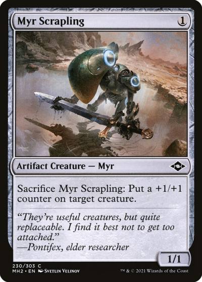 Myr Scrapling MH2-230 Modern Horizons 2 Magic card