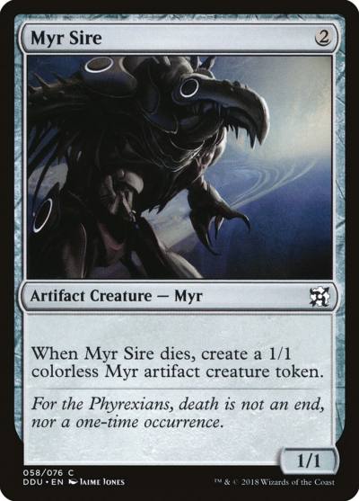 Myr Sire DDU-58 Duel Decks: Elves vs. Inventors Magic card