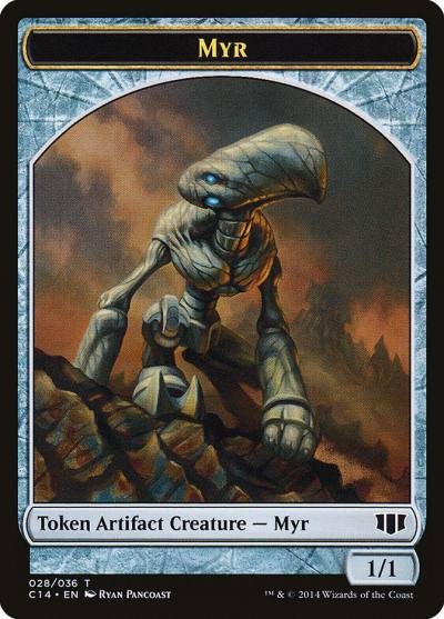 Myr TC14-28 Commander 2014 Tokens Magic card